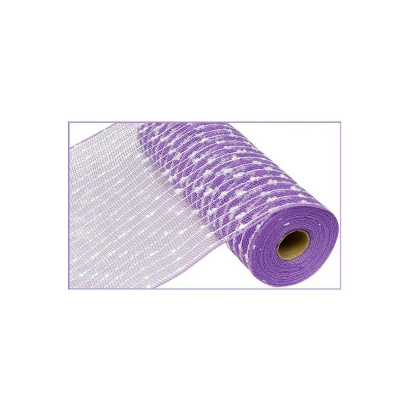 10″ Lavender Snowdrift Deco Mesh Ribbon (10 Yards)