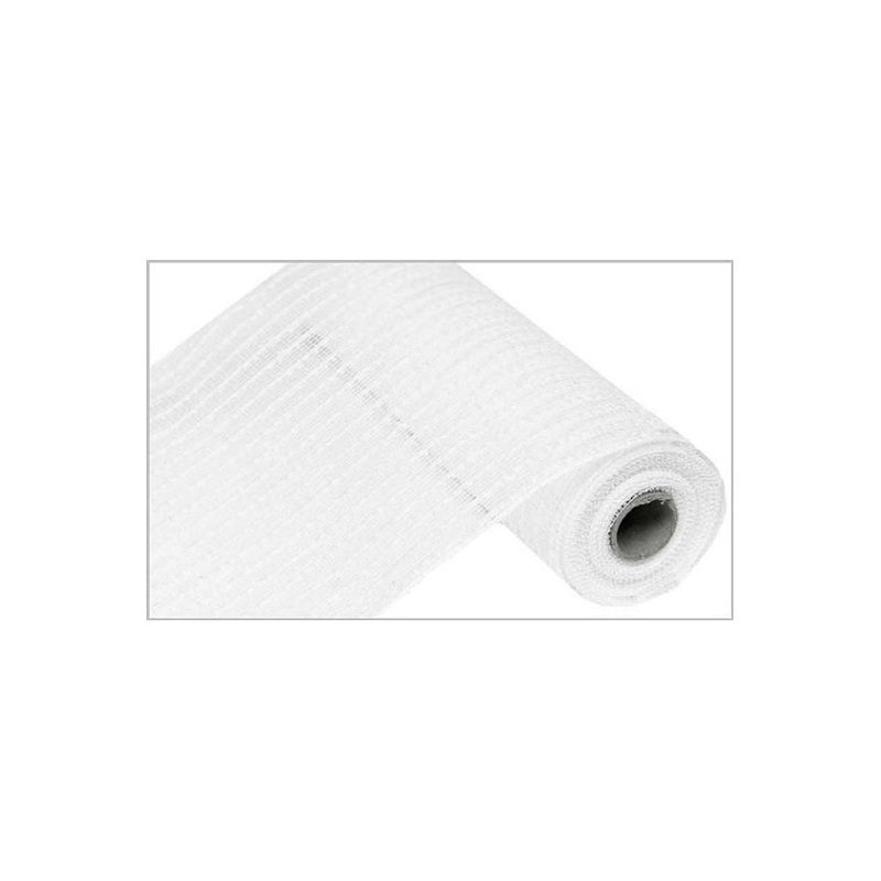 10″ Snowdrift Deco Mesh: White (10 Yards)