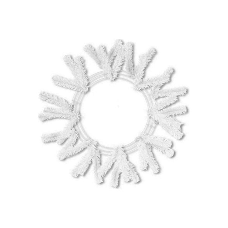 15-24″ Work Wreath Form: White