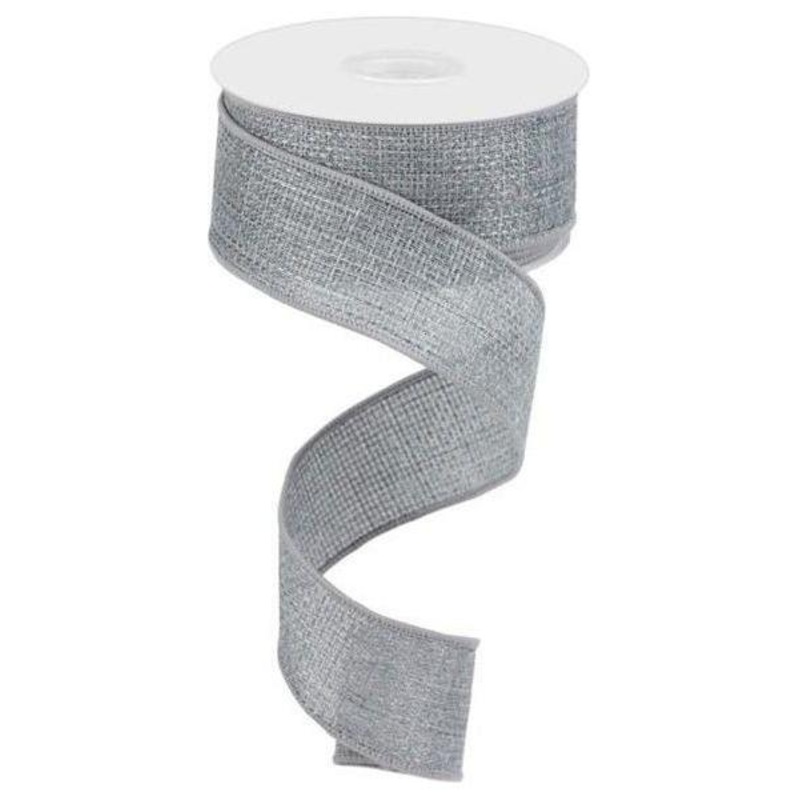 1.5″ Cross Royal Ribbon: Grey (10 Yards)