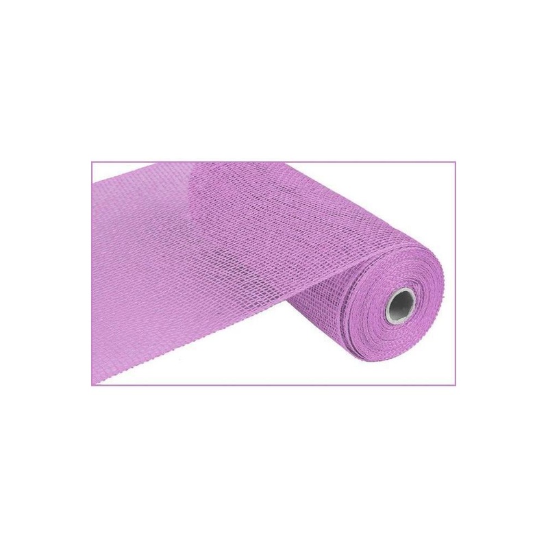 10″ Poly Burlap Mesh Ribbon: Lavender Purple (10 Yards)