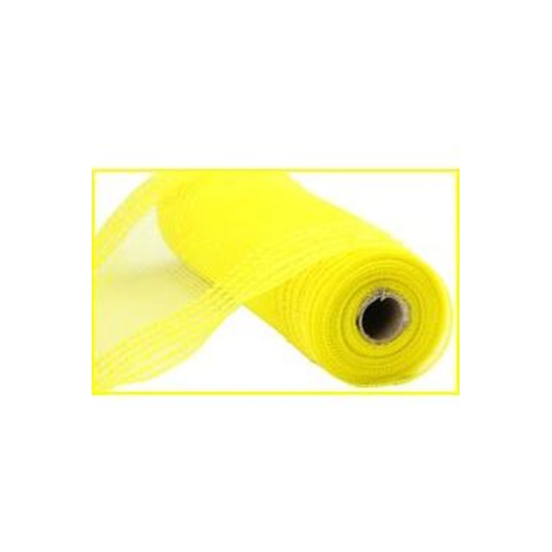 10.25″ Drift Border Mesh Ribbon: Yellow (10 Yards)