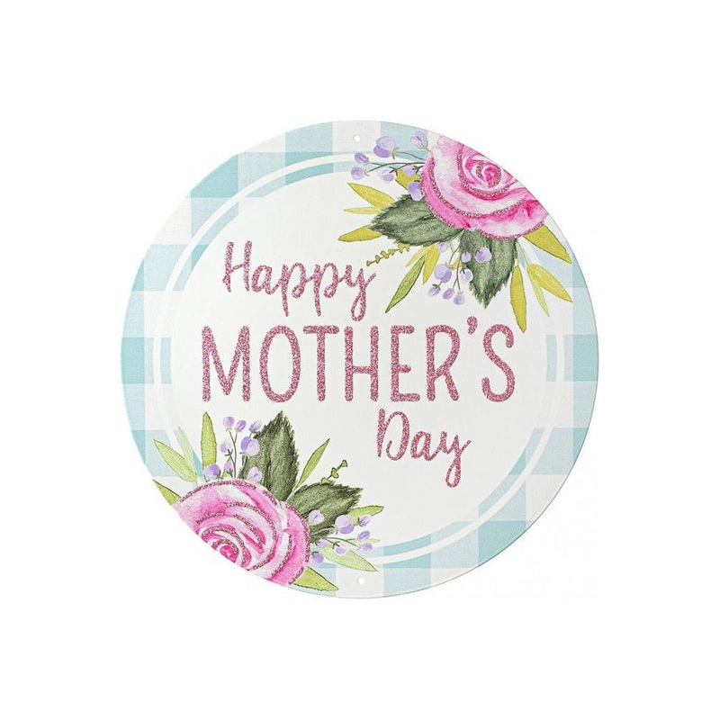 12″ Metal Sign: Happy Mother’s Day