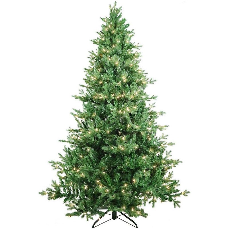 Kurt Adler 7-Foot Pre-Lit Clear Incandescent Jackson Pine Tree