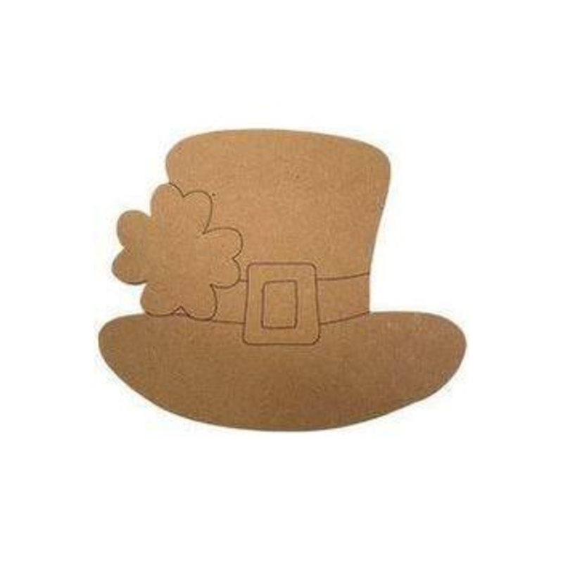 Leprechaun Hat Unfinished Wood Hanger