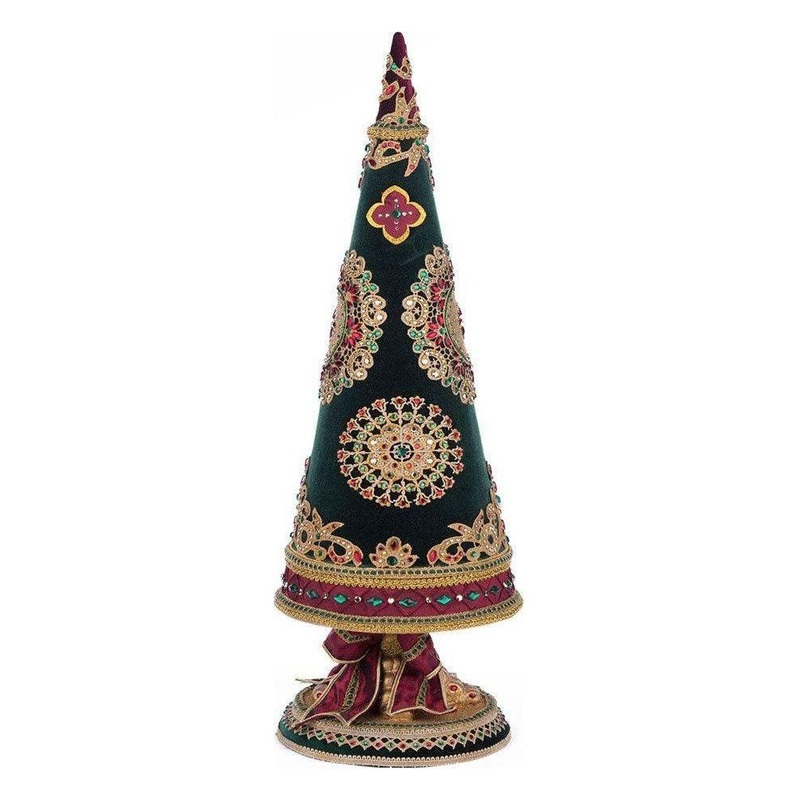 24.75″ Christmas Castle Tabletop Tree