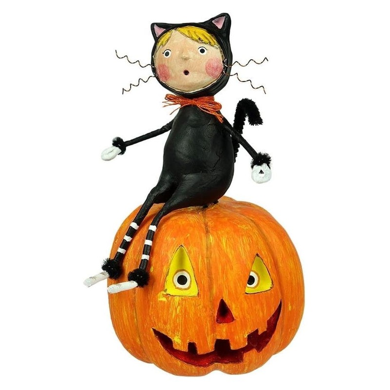 Cat and Jack Halloween Figurine