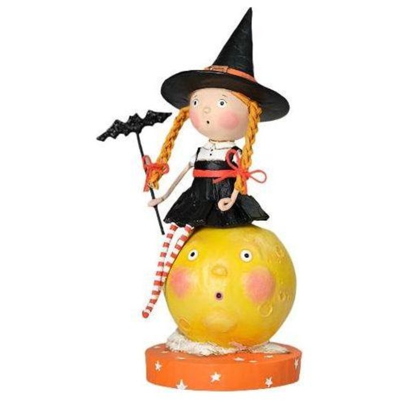 Mischief on the Moon Halloween Figurine