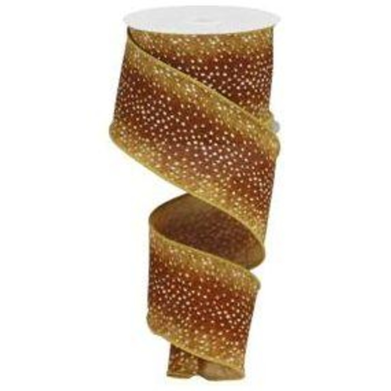 2.5″ Faux Deer Fur Ribbon (10 Yards)