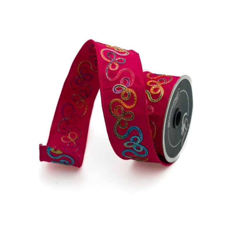 1.75″ Whimsy Ribbon: Fuchsia (10 Yards)