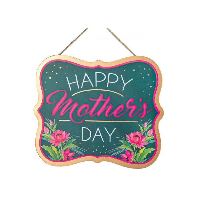 10.5″ Wooden Sign: Happy Mother’s Day