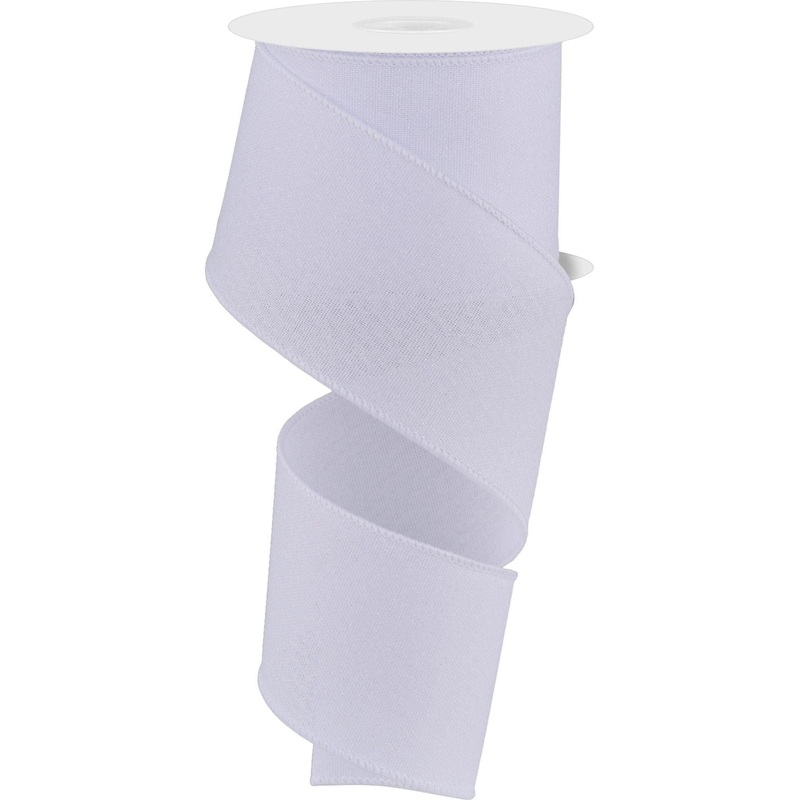 2.5″ Crystal Shine Ribbon: White (10 Yards)