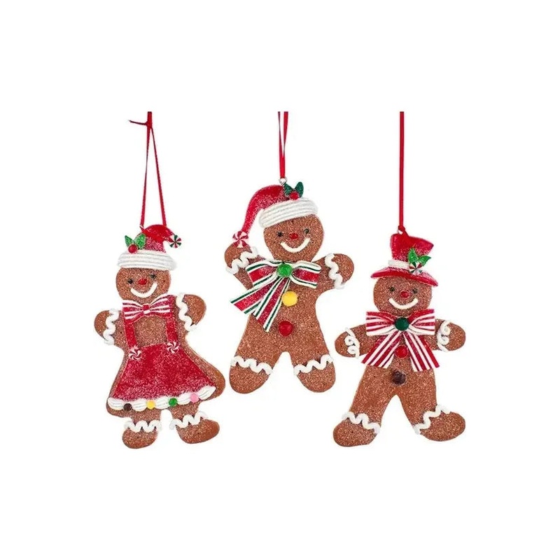 Sugar Sprinkle Festive Gingerbread Cookie Ornament