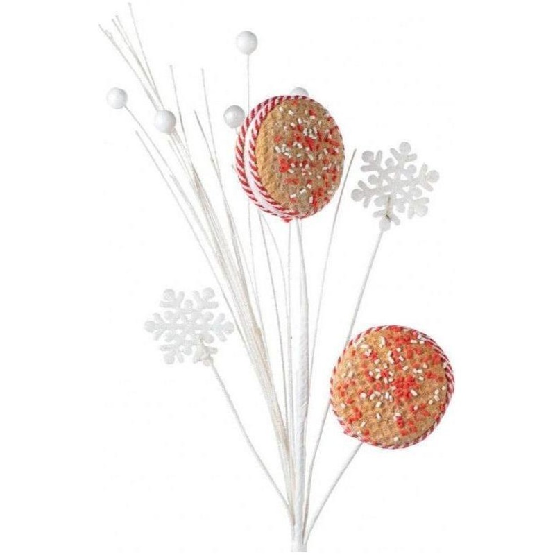 18″ Peppermint Macaron Spray