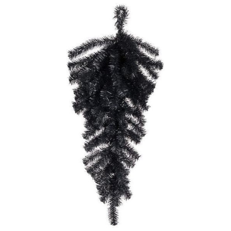 36″ Teardrop Swag, 90 Tips: Black