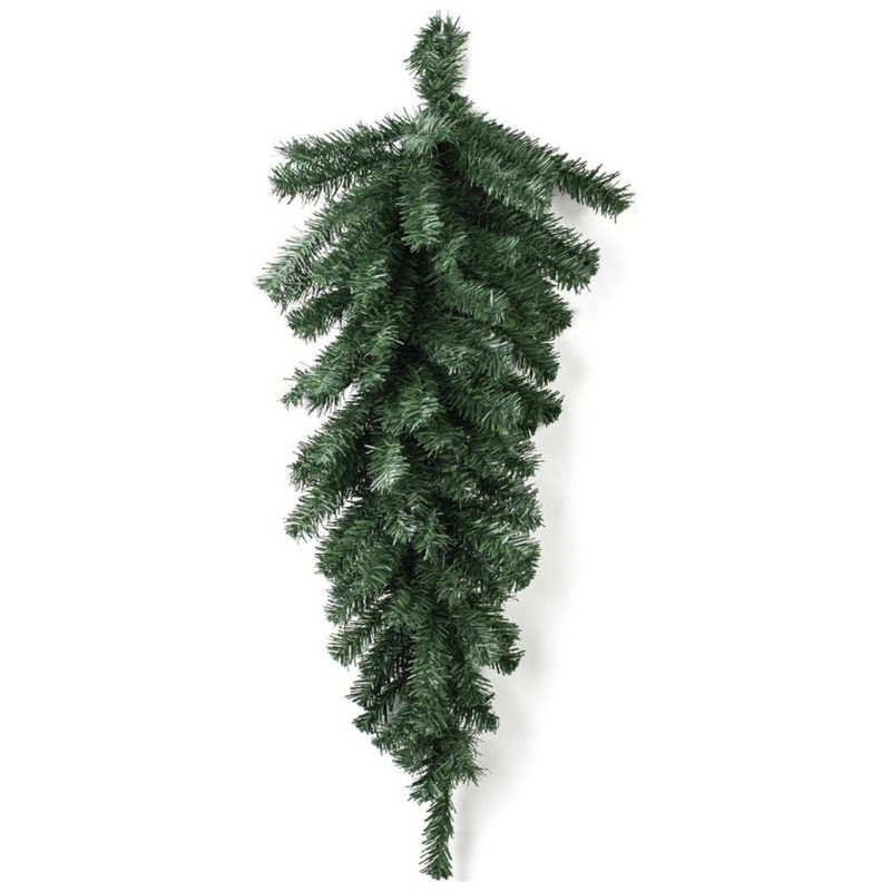 36″ Teardrop Swag, 90 Tips: Green