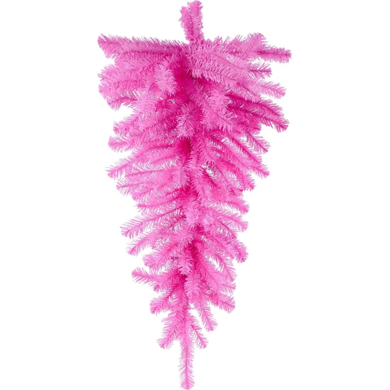 36″ Teardrop Swag, 90 Tips: Pink
