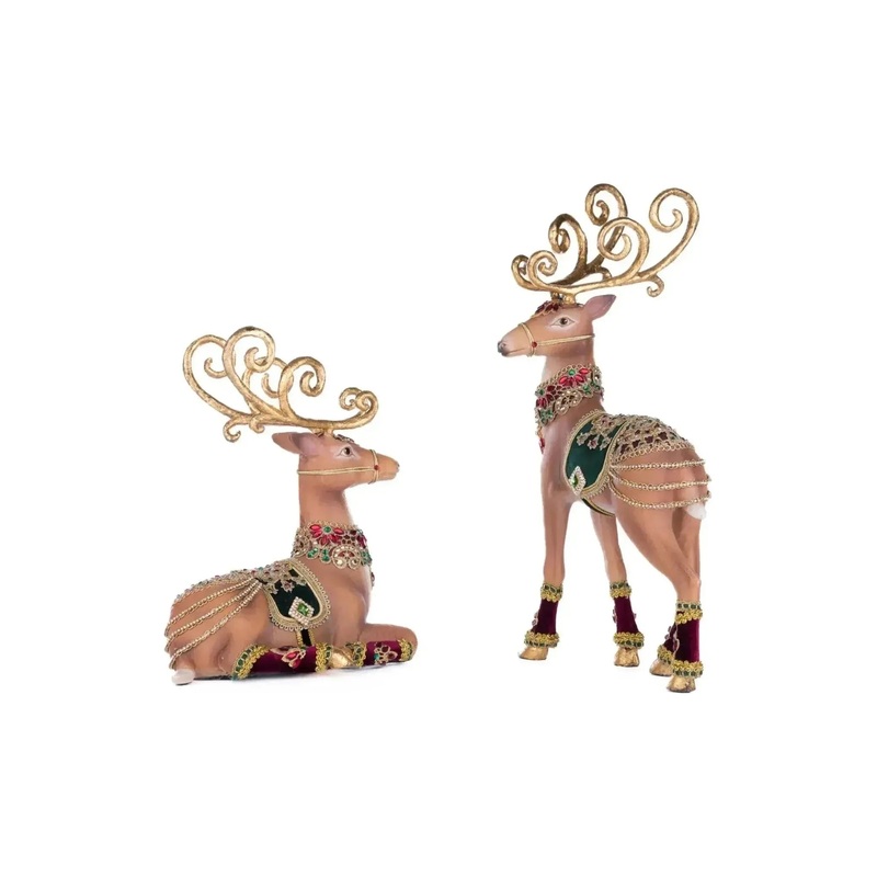 Christmas Castle Deer Assortment of 2