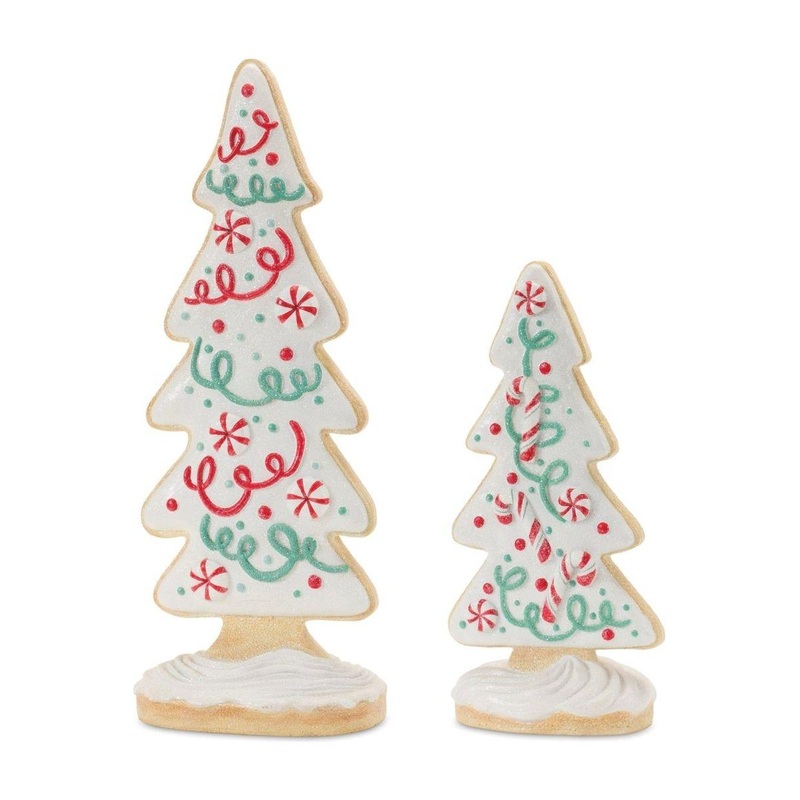 Gingerbread Holiday Tree (Set of 2)
