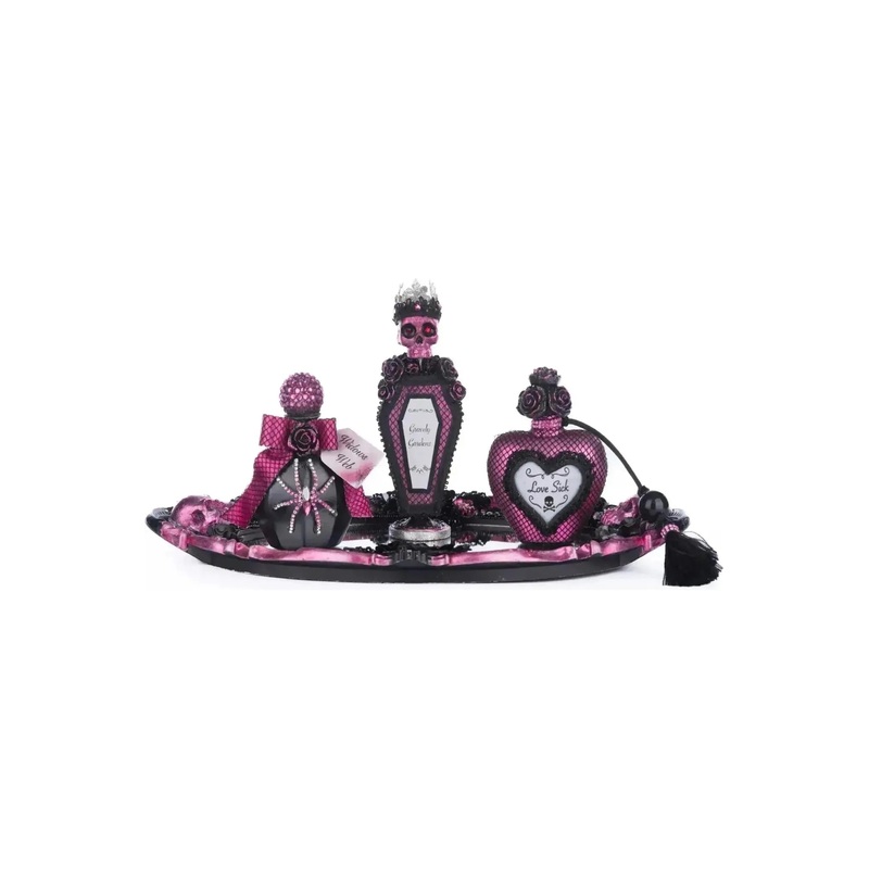 Pink Passion Vanity Tray with Bottles Set