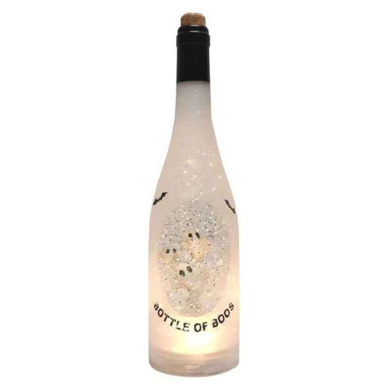Halloween LED Bottle of Boos Lantern