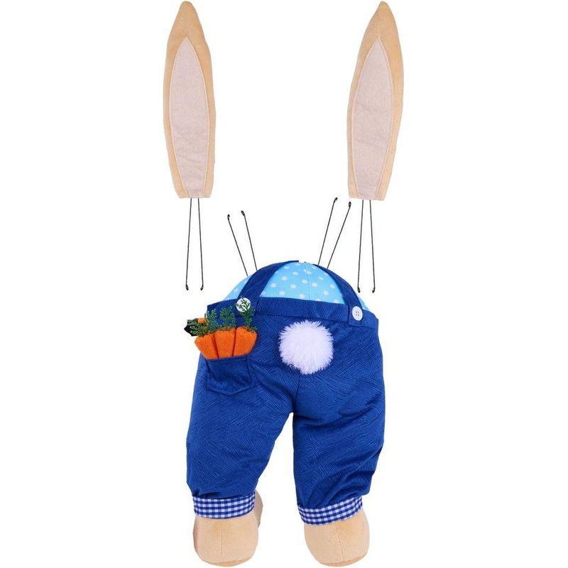 Plush Boy Bunny Wreath Decor Kit