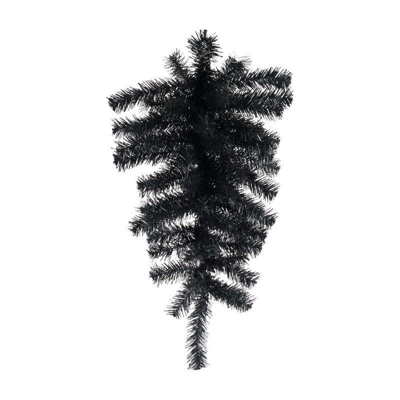 24″ Pine Teardrop Swag, 55 Tips: Black