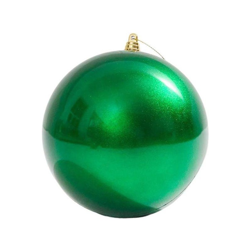 6″ Green Candy Apple Ball Ornament