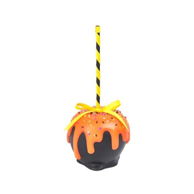 9″ Orange Candy Apple