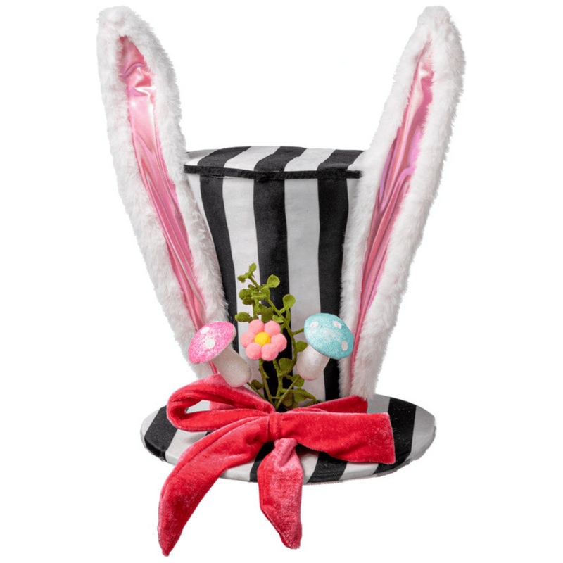 12″ Bunny Ear Top Hat: Stripes