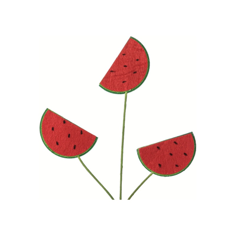 12″ Felt Watermelon Slice Pick