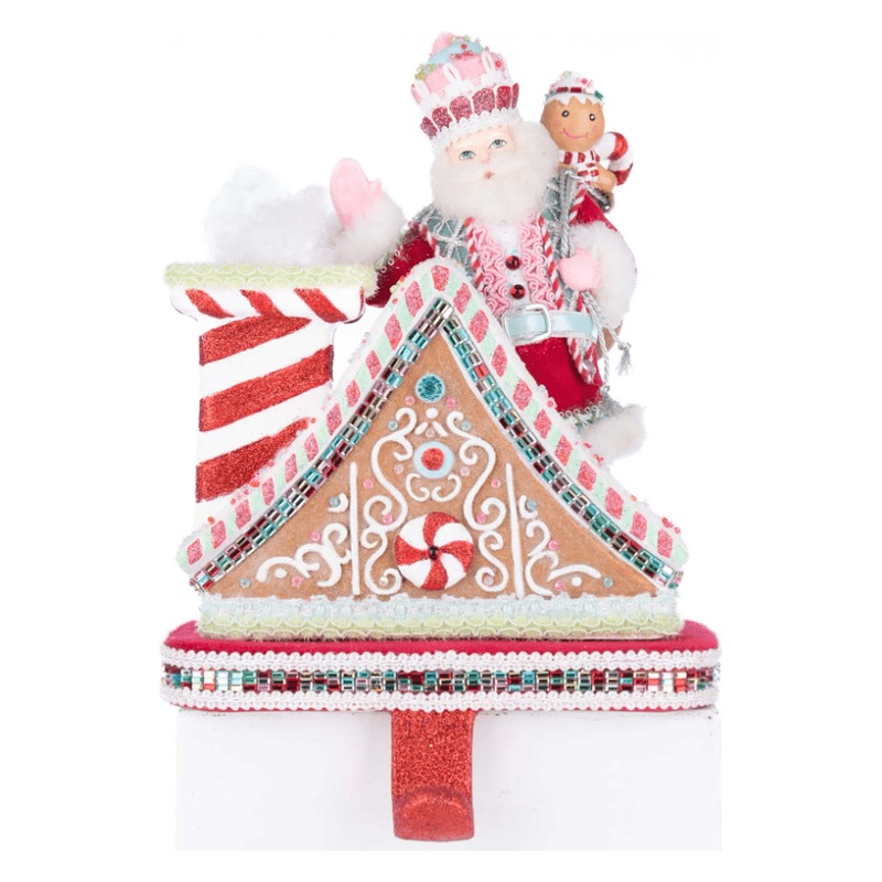 Katherine’s Collection 10″ Sweet Delights Santa Stocking Holder
