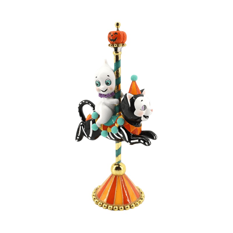 11″ Ghost on Cat Carousel