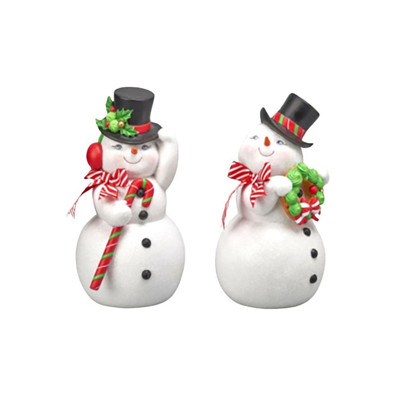12″ Jolly Snowman Couple