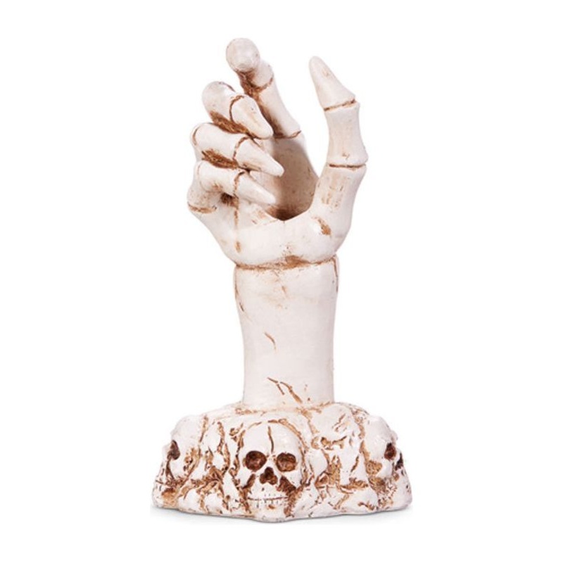 7″ Skeleton Hand Candle Holder