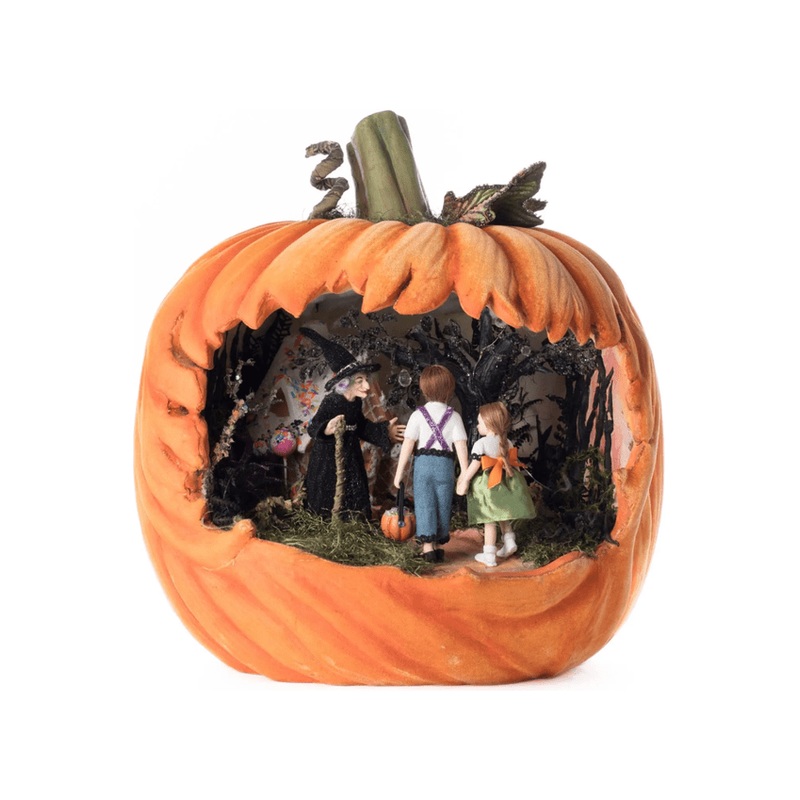 Katherine’s Collection 18″ Hansel and Gretel Pumpkin Scene