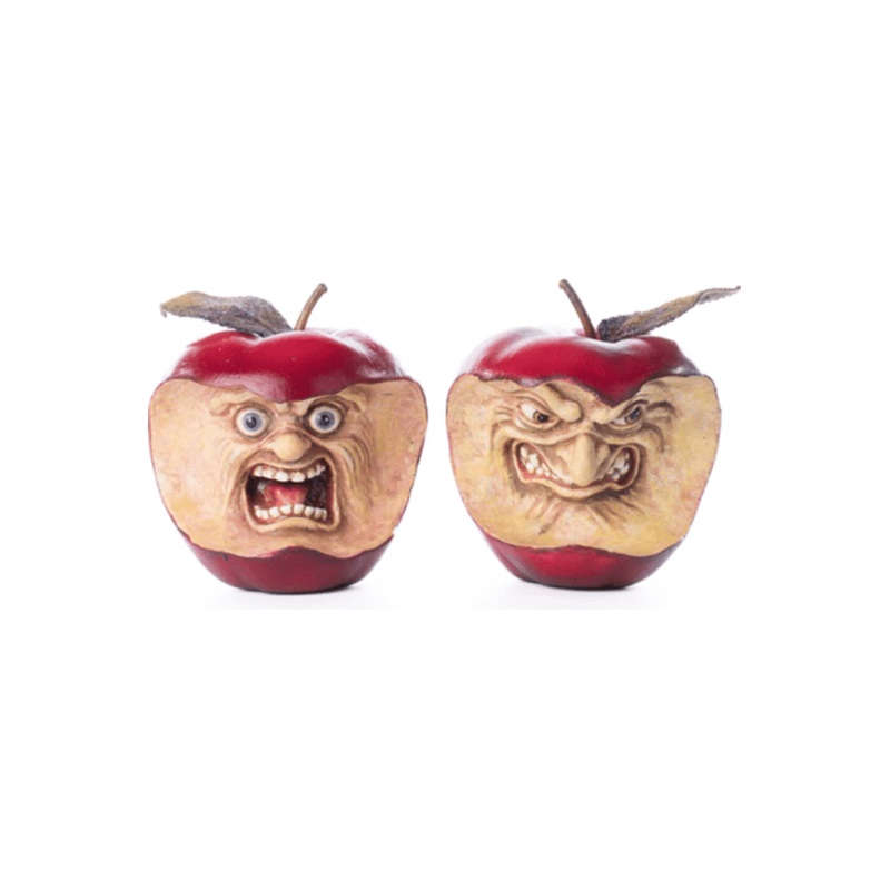 Katherine’s Collection Toxic Terry and Noxious Nelson Apples (Set of 2)