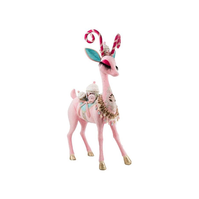 Pink Candy Reindeer 35″