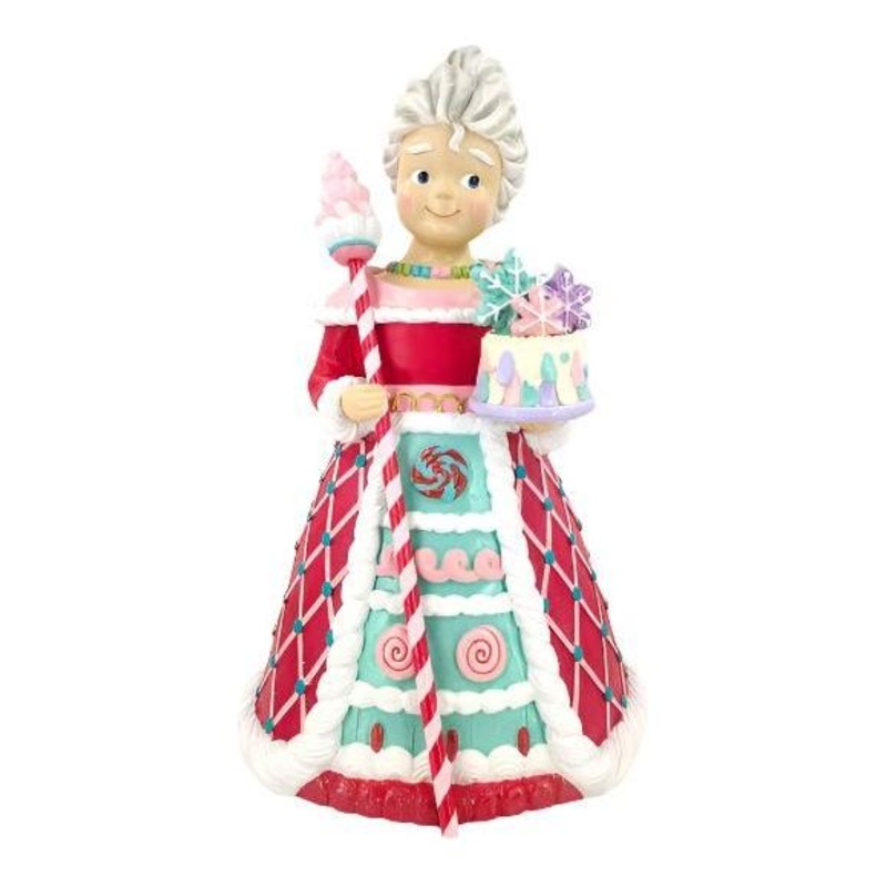 Sweet Shoppe Mrs Claus with Staff
