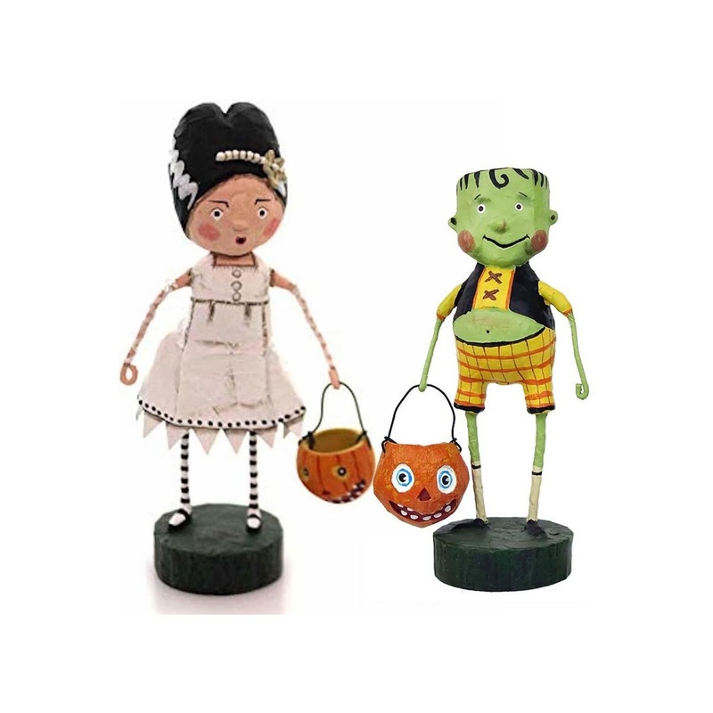 Bride of Frankie Stein and Little Frankie Stein Set of 2