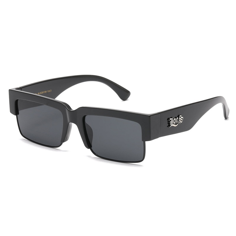 Locs Black Graffiti Sunglasses – 12 Pack