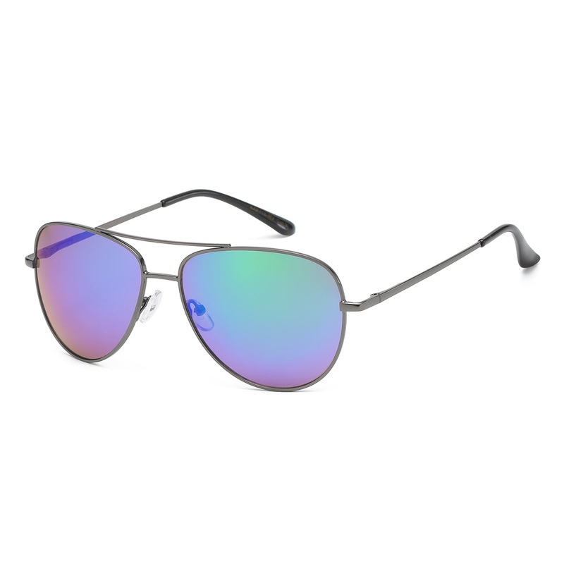 Aviator Sunglasses – Black Metal Frame