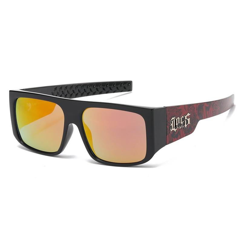 Locs Sunglasses – Black Graffiti Print