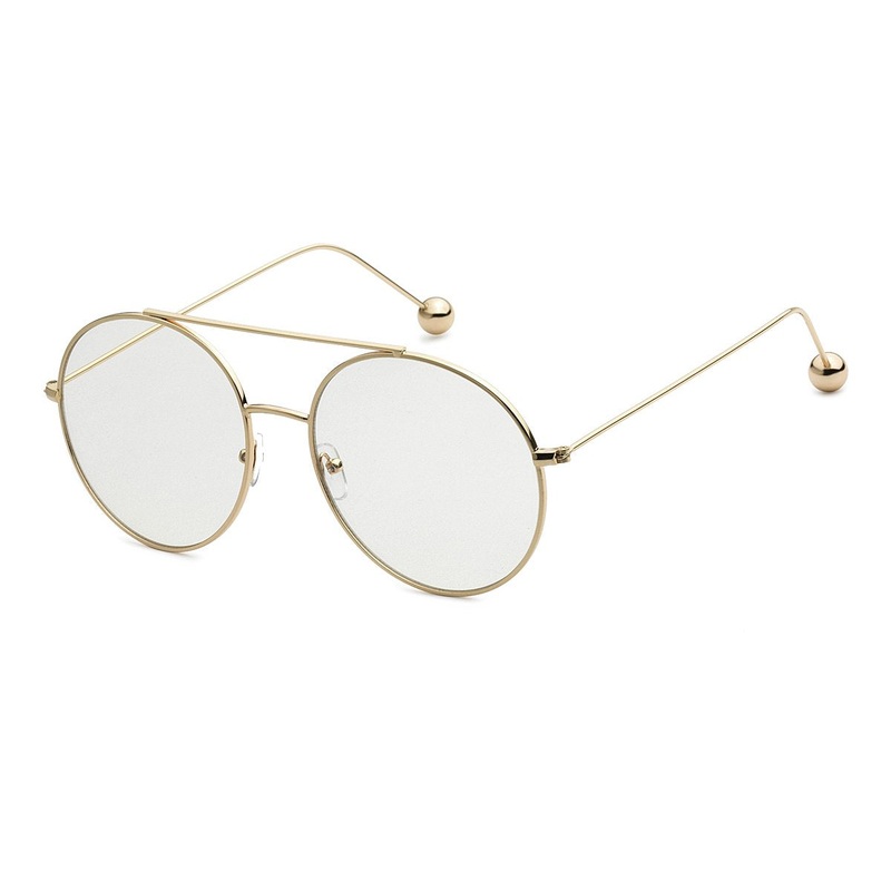 Avant Garde Runway Fashion Accessory Clear Lens Sunglasses