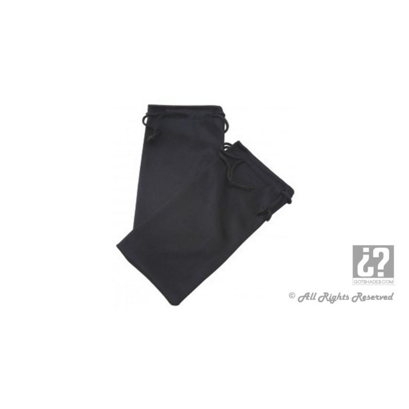 Black Microfiber Sunglasses Pouch