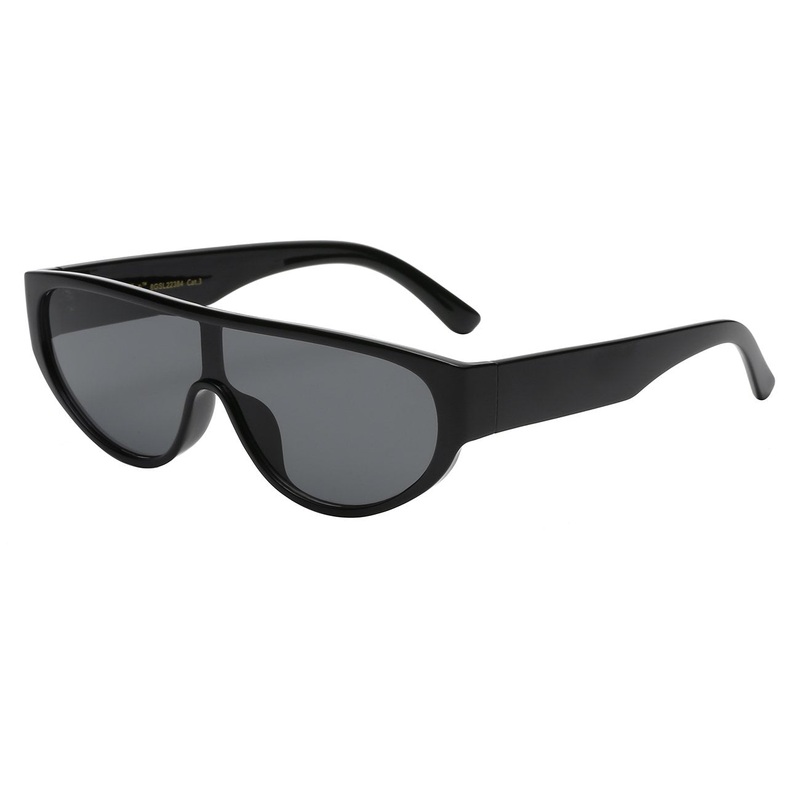 Fashionista Panel Lens Half Round Frame Sunglasses