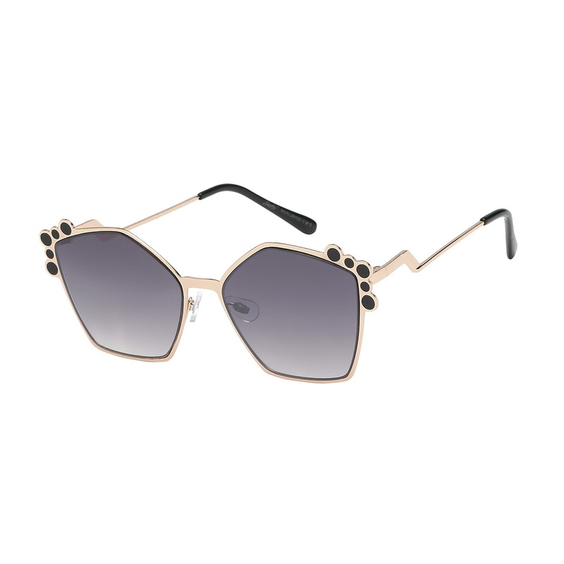 GISELLE FASHIONISTA METALLIC OCTAGON LENS