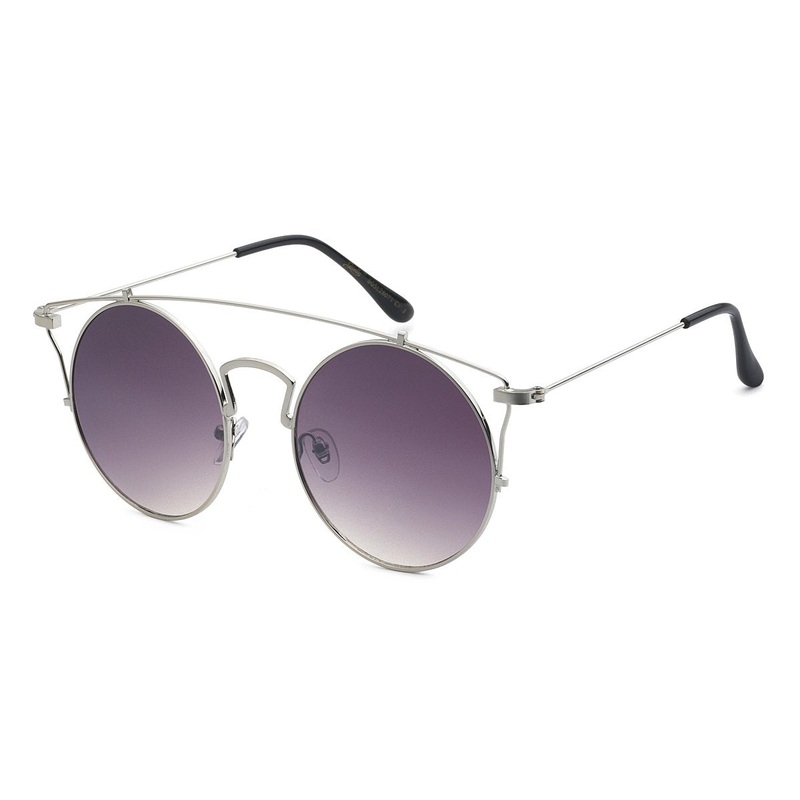 Metal Round Frame Sunglasses