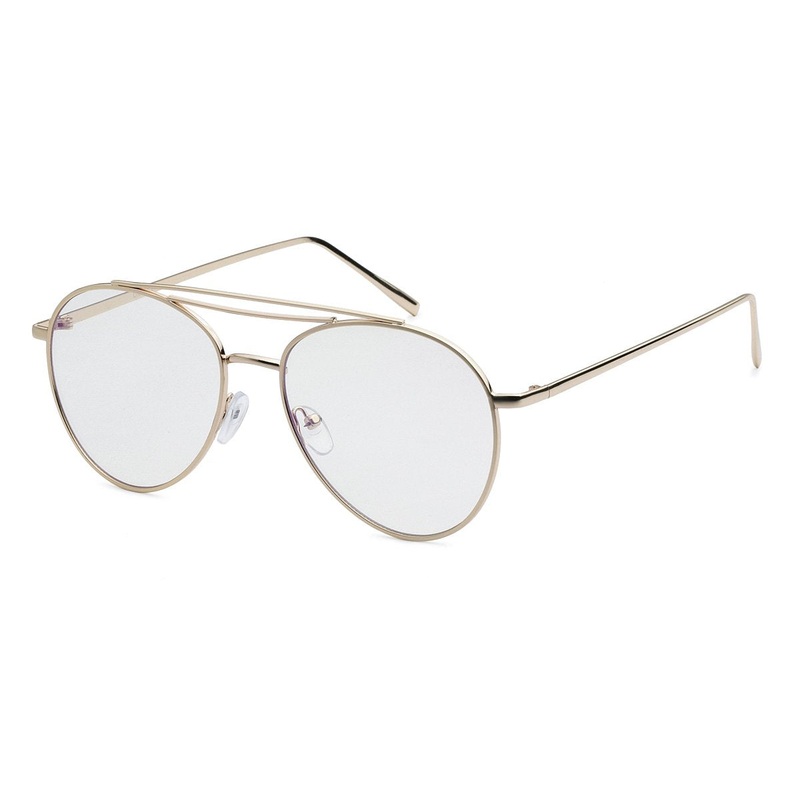 NERD EYEWEAR  AVIATOR FASHION CLEAR LENS GLASSES