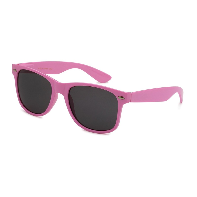 RETRO REWIND  LIGHT PINK UNISEX SUNGLASSES